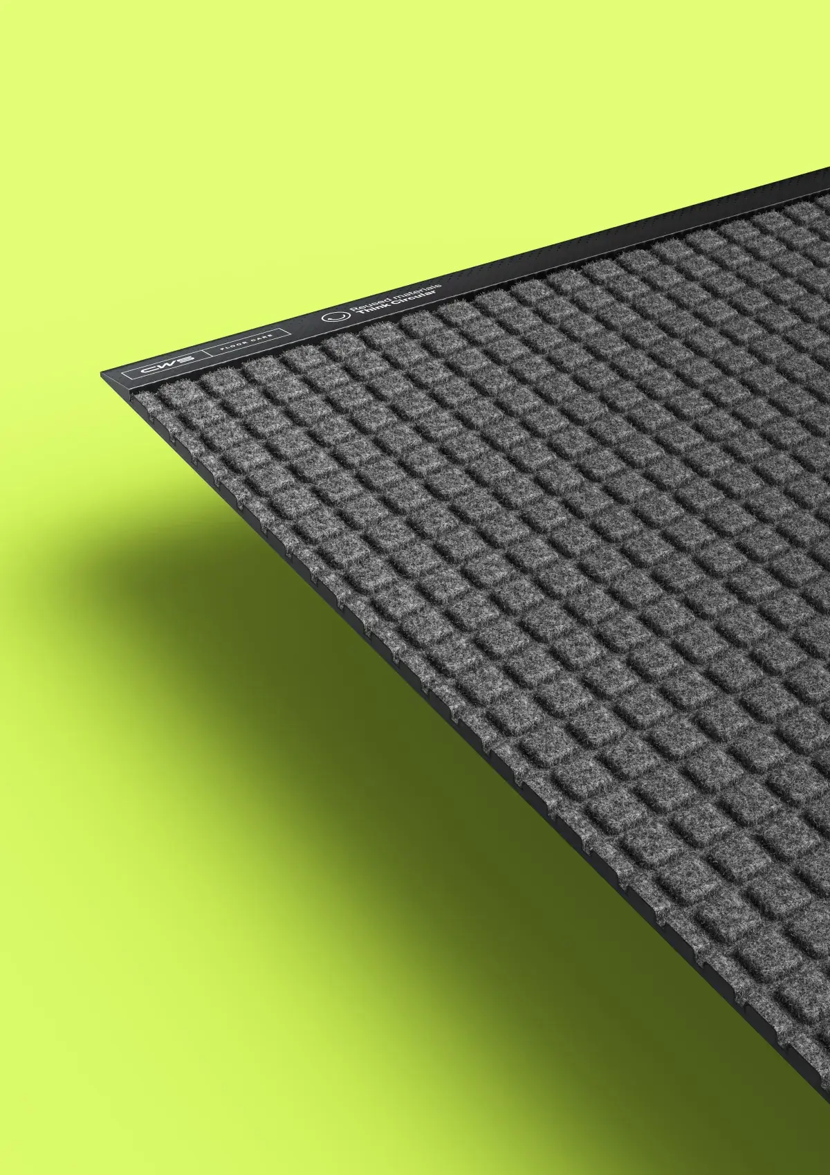 CWS GreenPremium mat with green brackground