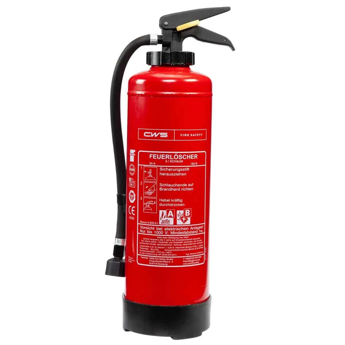 Schaumlöscher-Foam-Fire-Extinguisher-CWS Fire Safety