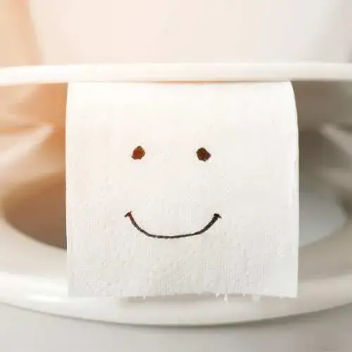 Happy toilet roll