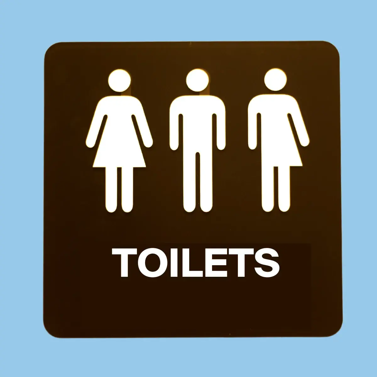 Gender neutral toilet sign