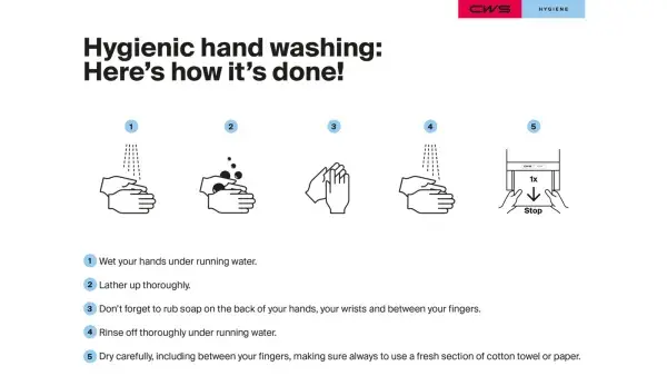 CWS Hygienic hand washing here's how it's done