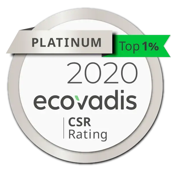 EcoVadis: Platinum Rating for CWS