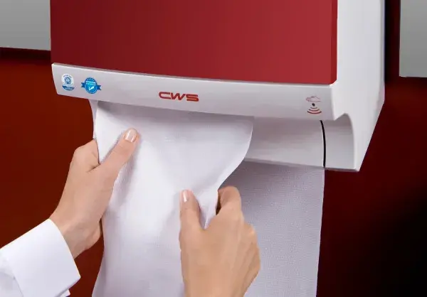 Distributeurs d’essuie-mains - Grande qualité de tissu et de papier